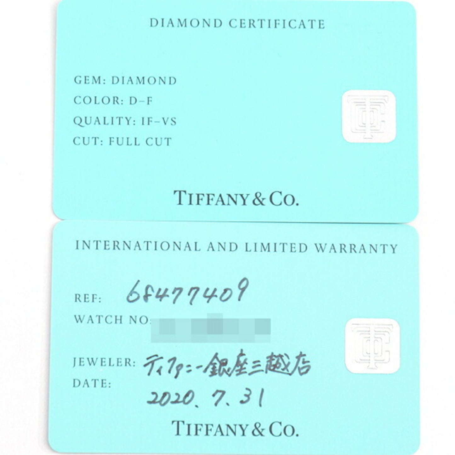 Tiffany Watch For Women