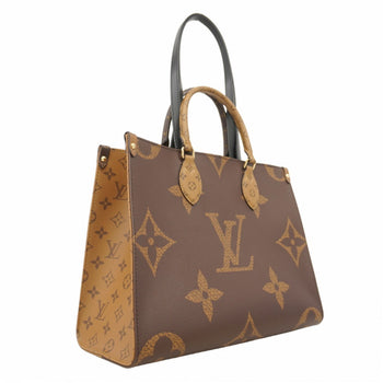 Louis Vuitton Monogram Giant Reverse On-The-Go Tote Bag M45321 Brown 2-Way