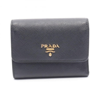 Prada Saffiano Metal Tri-Fold Wallet