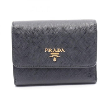 Prada Saffiano Metal Tri-Fold Wallet