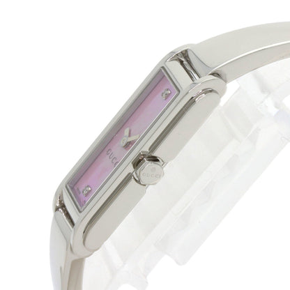 Gucci 109 G-Line 2P Diamond Watch Stainless Steel Ss