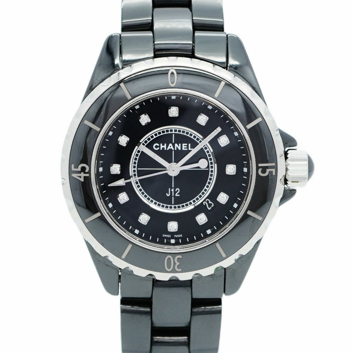 Chanel J12 H1625 Black Dial