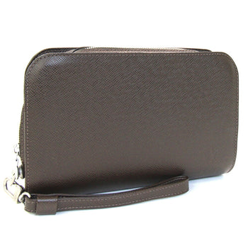 Louis Vuitton Second Bag Taiga Baikal M30188 Grisli Clutch Brown