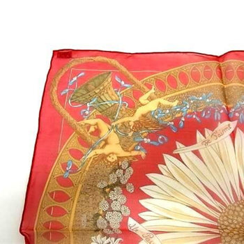 Hermes Amours Carr 40 Scarf - Red Multicolor