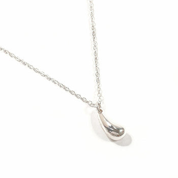 Tiffany & Co. Tiffany Teardrop Elsa Peretti Necklace In 925 Sterling Silver