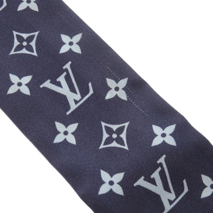 Louis Vuitton Bandeau Bb Bow M96174 Silk Blue Scarf Muffler 0022 Louis Vuitton