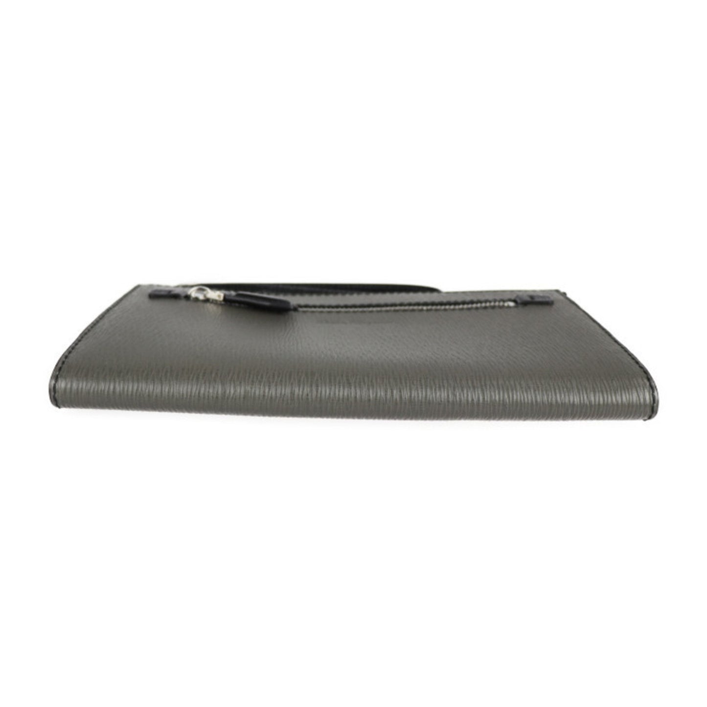 Salvatore Ferragamo Clutch Bag 24 A371 Leather Elefante Document Holder Second