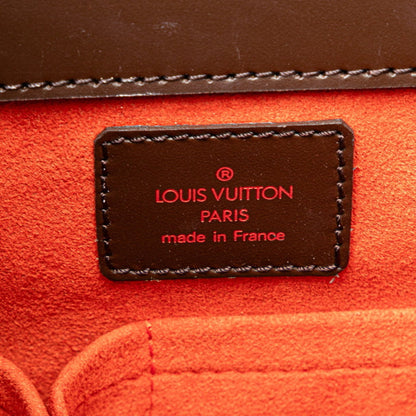 Louis Vuitton Damier Saria So Handbag N51284 Brown Pvc Leather