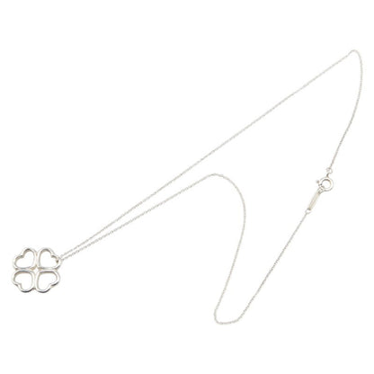 Tiffany & Co. Four-Leaf Clover Motif Necklace In 925 Silver