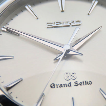 Seiko Grand 9F62-0A10 Stainless Steel Watch With Silver Dial