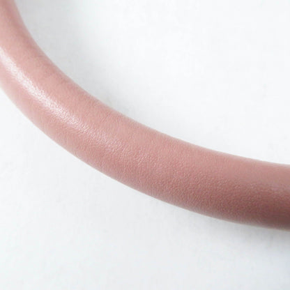 Longchamp Madeleine 2077886258 Logo-Embossed Leather Handbag In Dusty Pink