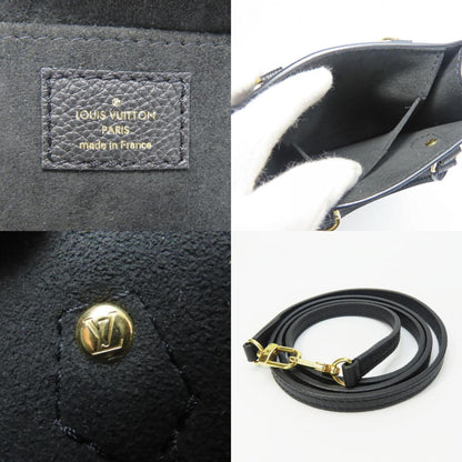 Louis Vuitton Petite Sac Plat Handbag M81416 Monogram Empreinte Black