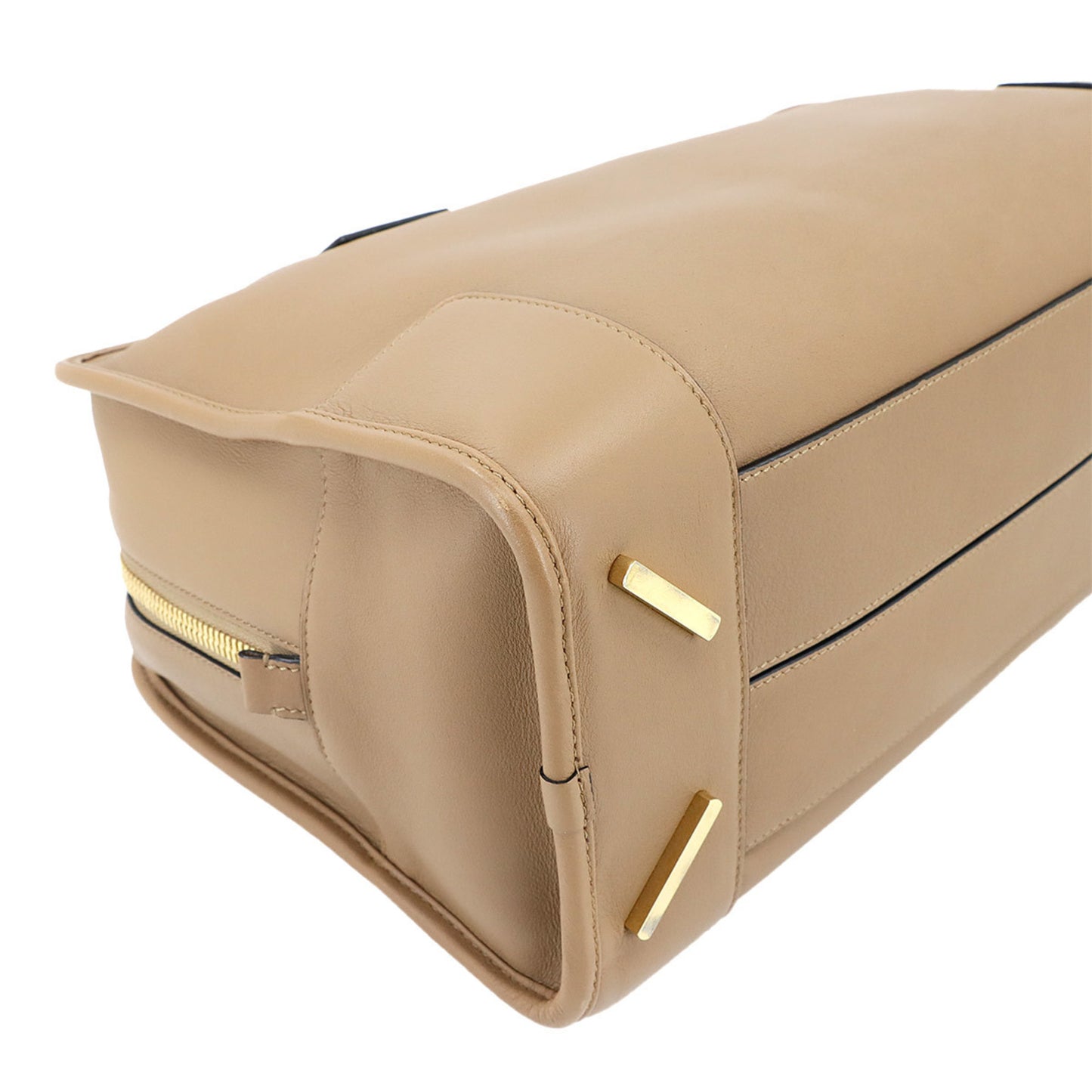 Loewe Amazona 36 2-Way Handbag/Shoulder Bag In Brown Leather