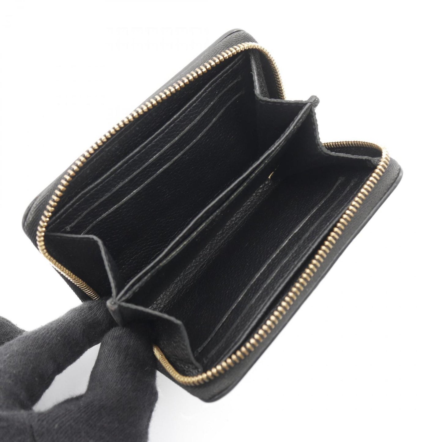 Louis Vuitton Zippy Coin Purse In Monogram Empreinte Noir