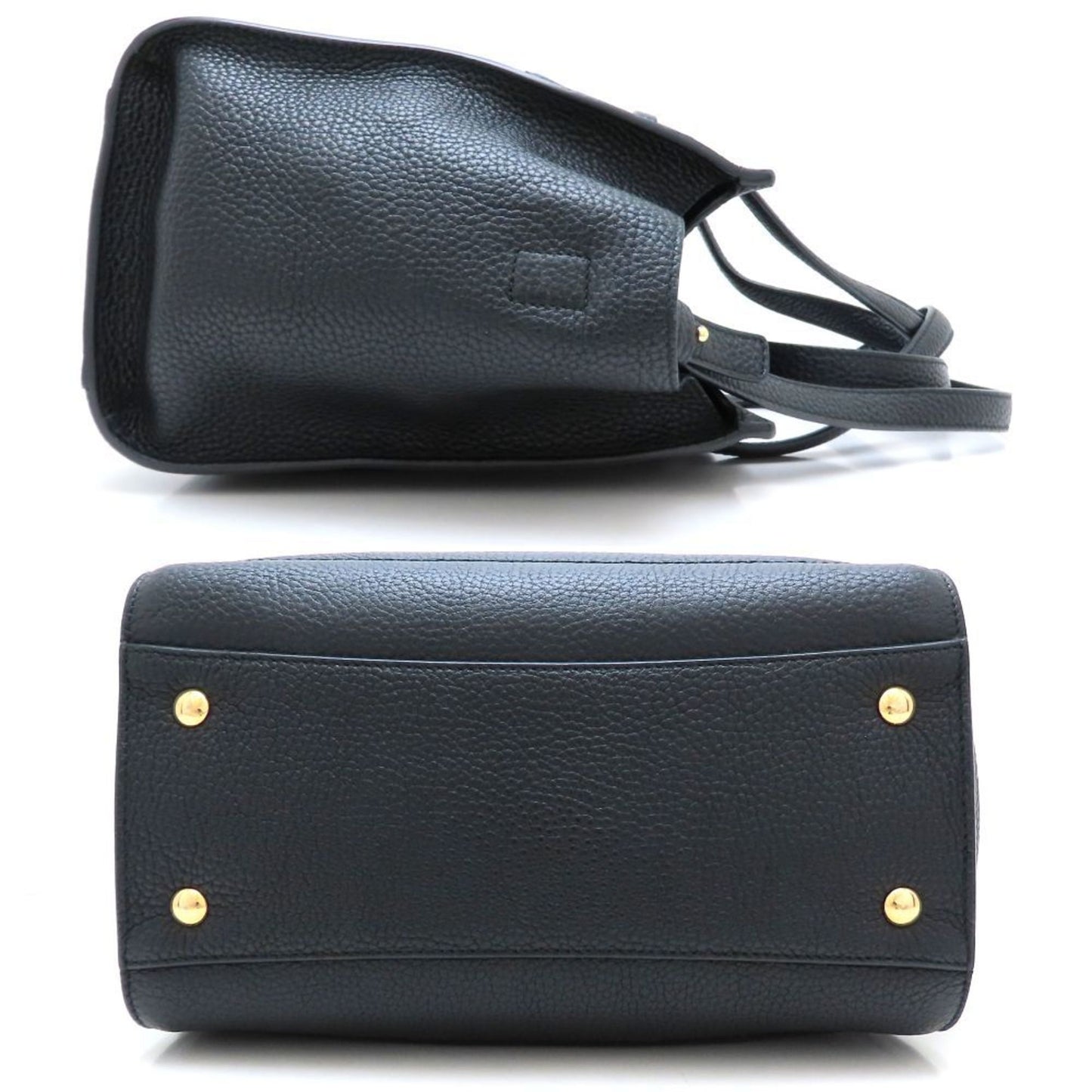 Salvatore Ferragamo Amy 2-Way Handbag In Black Leather