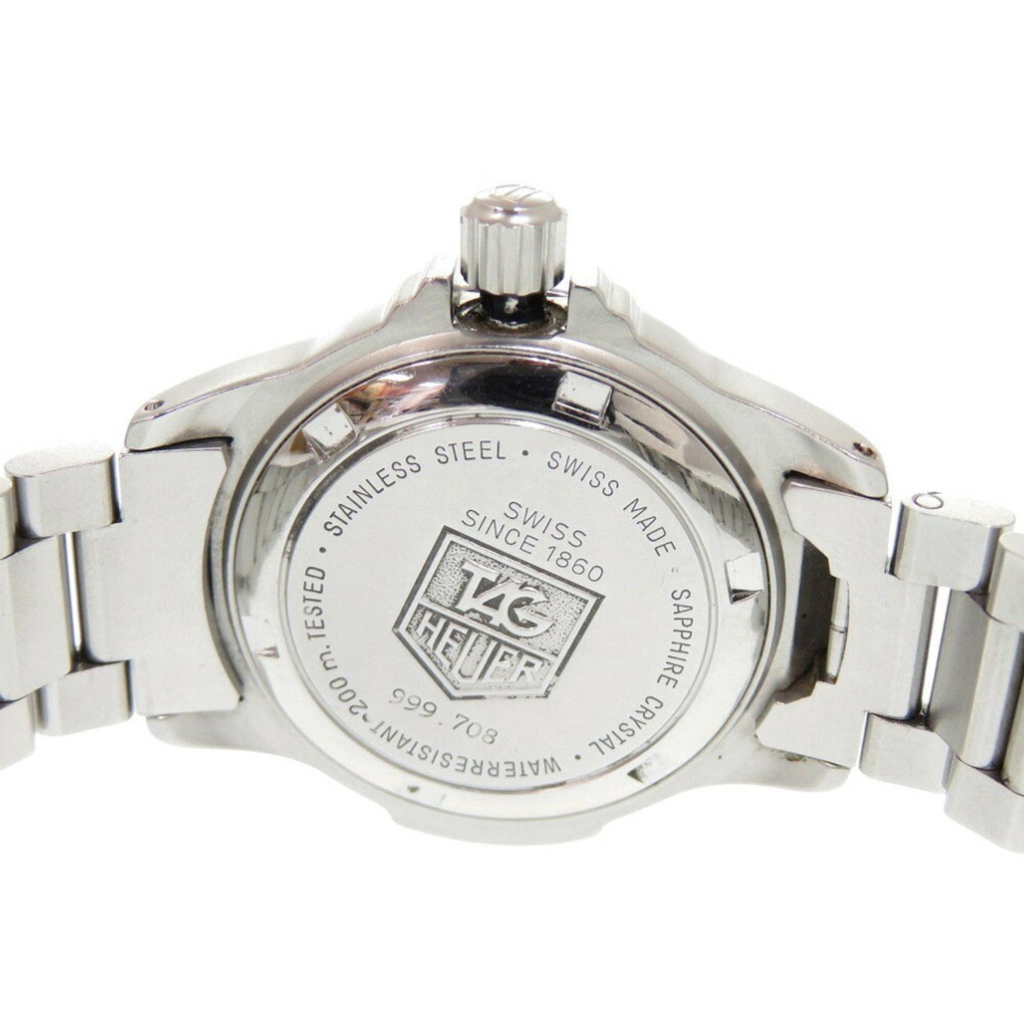 Tag Heuer 999.708 Professional 200M Stainless Steel Cream Silver Quartz Watch 1909