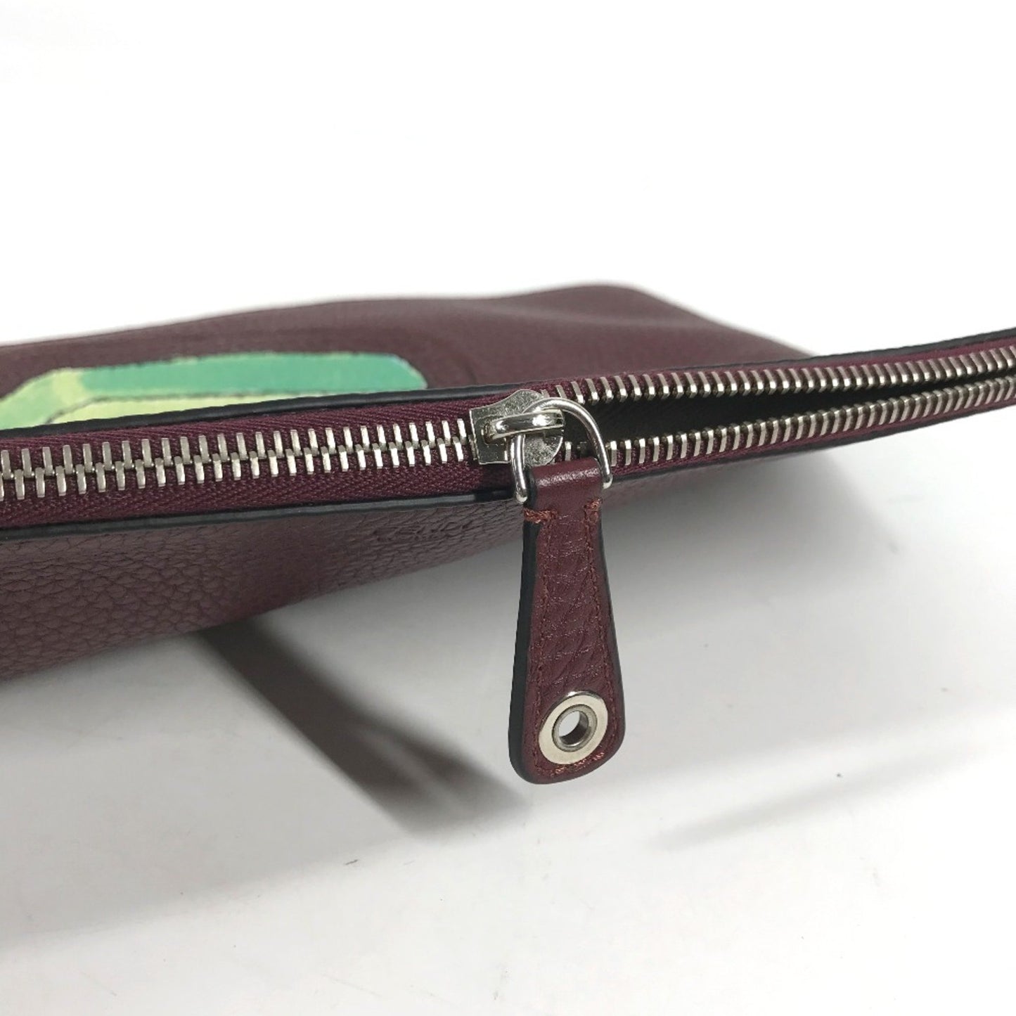 Fendi 7N0078 Pouch Pouch Cluch Bag Clutch Bag Brownbased