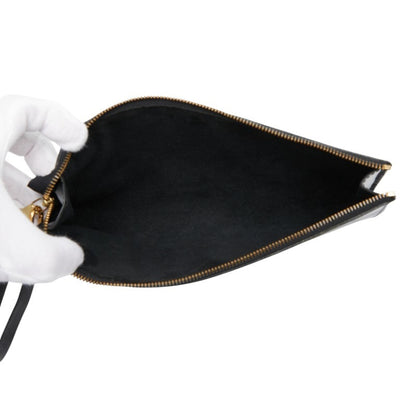 Louis Vuitton Epi Pochette Accessory Pouch Handbag M52942 Noir Black Leather