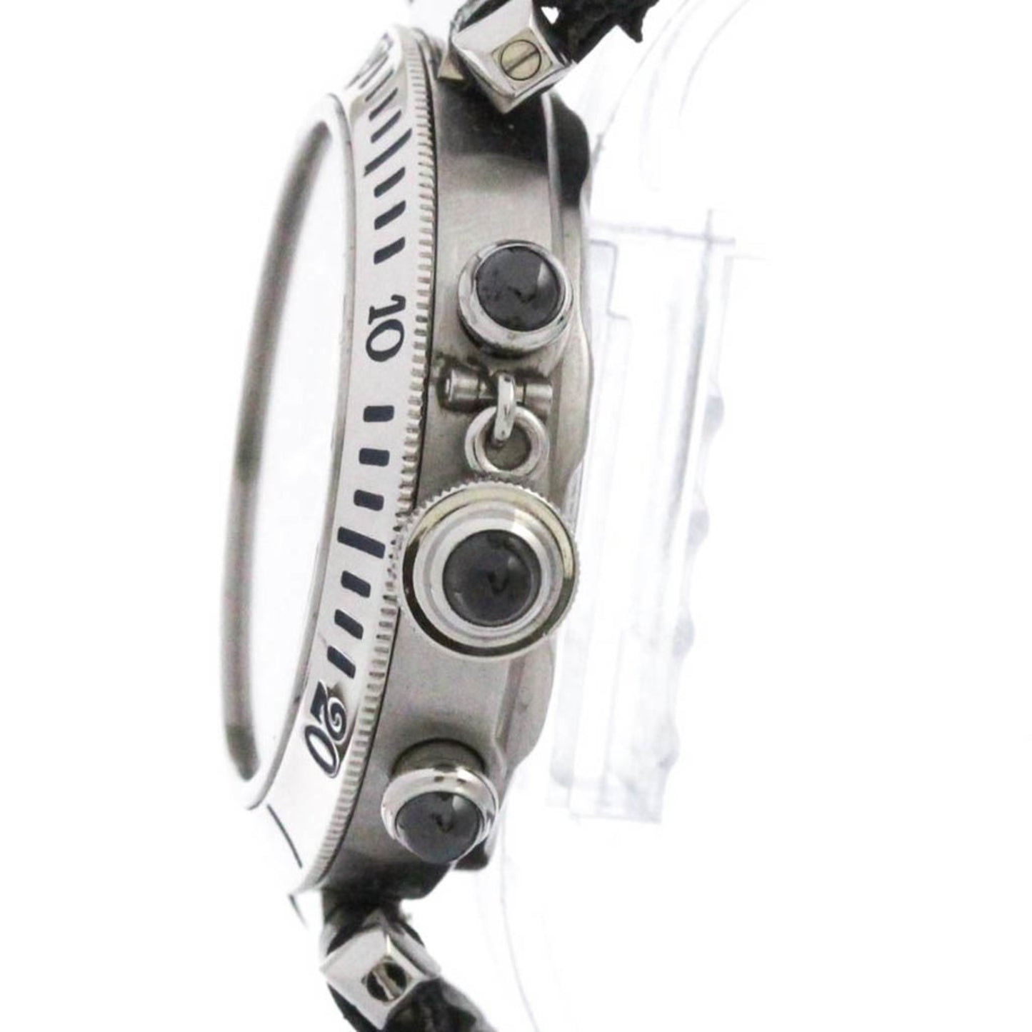 Cartier Pasha N950 Chronograph Platinum Steel Watch W3105155 Polished