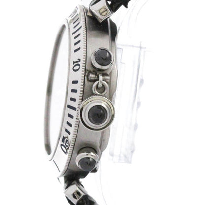 Cartier Pasha N950 Chronograph Platinum Steel Watch W3105155 Polished