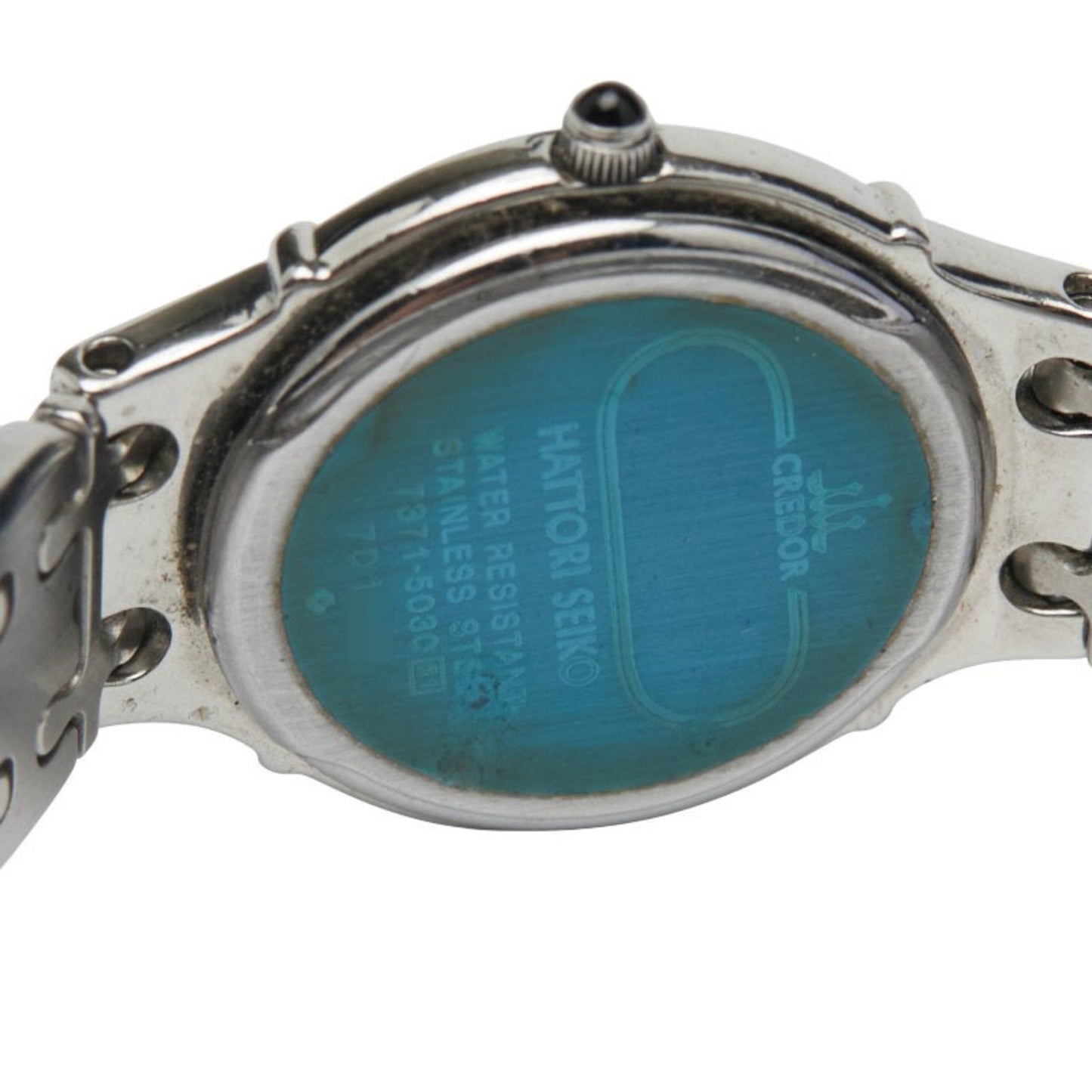 Seiko Credor Watch 7371-5030 Quartz White Dial Stainless Steel