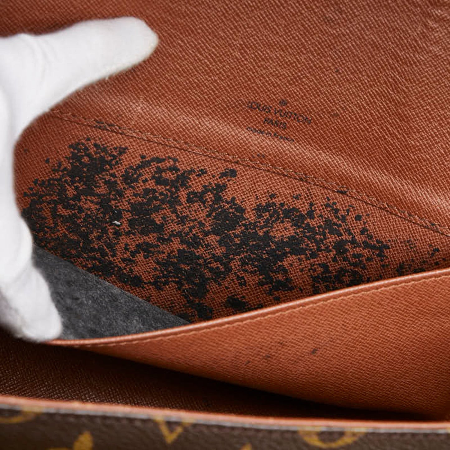 Louis Vuitton Monogram Marne Shoulder Bag M51369 Brown Leather