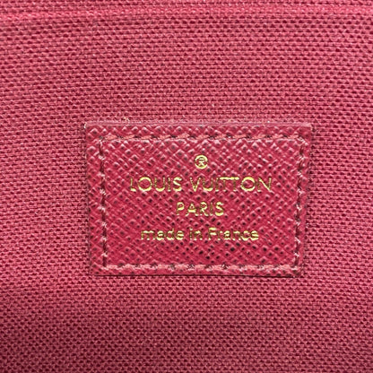 Louis Vuitton Monogram Pochette Felicie Shoulder Wallet M81896 Brown