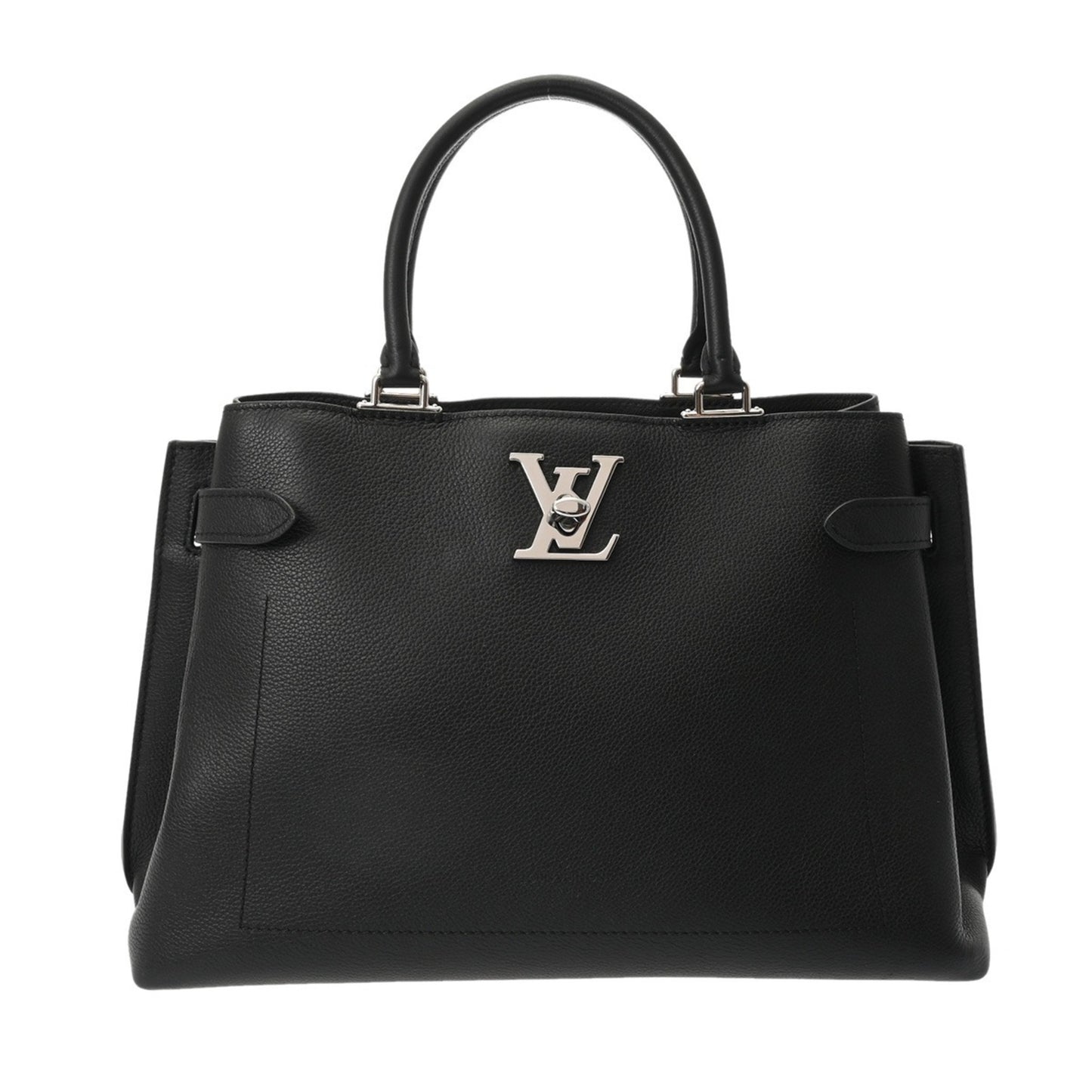 Louis Vuitton Louis Vuitton Lock Me Day Black M53730 Women'S Grained Calfskin 2-Way Bag