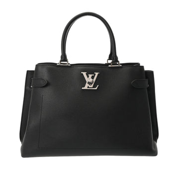 Louis Vuitton Louis Vuitton Lock Me Day Black M53730 Women'S Grained Calfskin 2-Way Bag