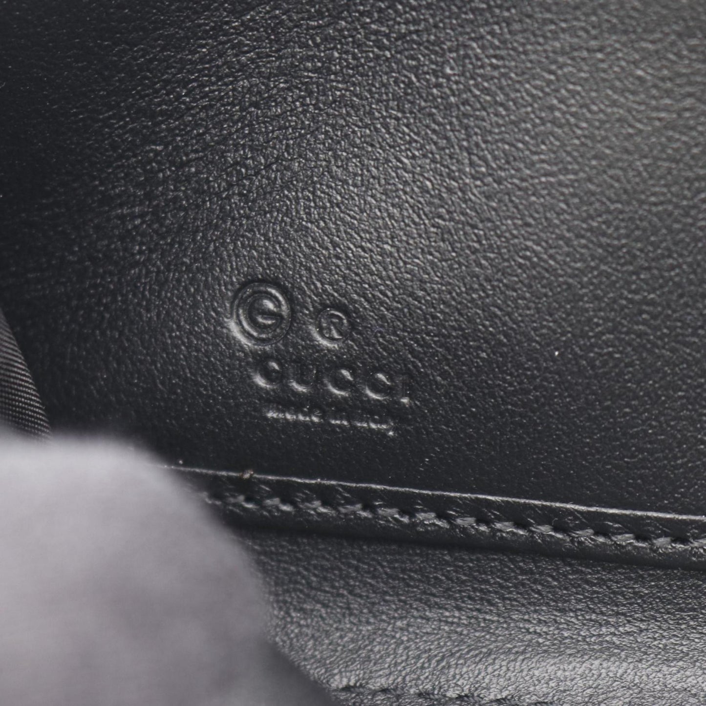 Gucci Micro Guccissima Round Long Wallet