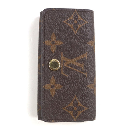 Louis Vuitton M83265 Multicle 4 Chamalow Pink Monogram 4-Ring Key Case With Box And Dust Bag