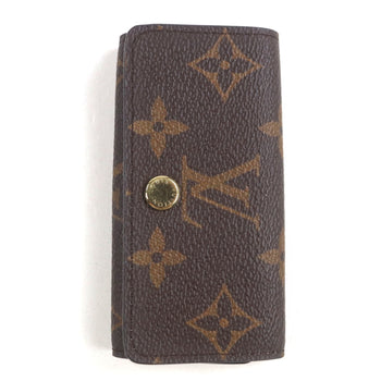 Louis Vuitton M83265 Multicle 4 Chamalow Pink Monogram 4-Ring Key Case With Box And Dust Bag