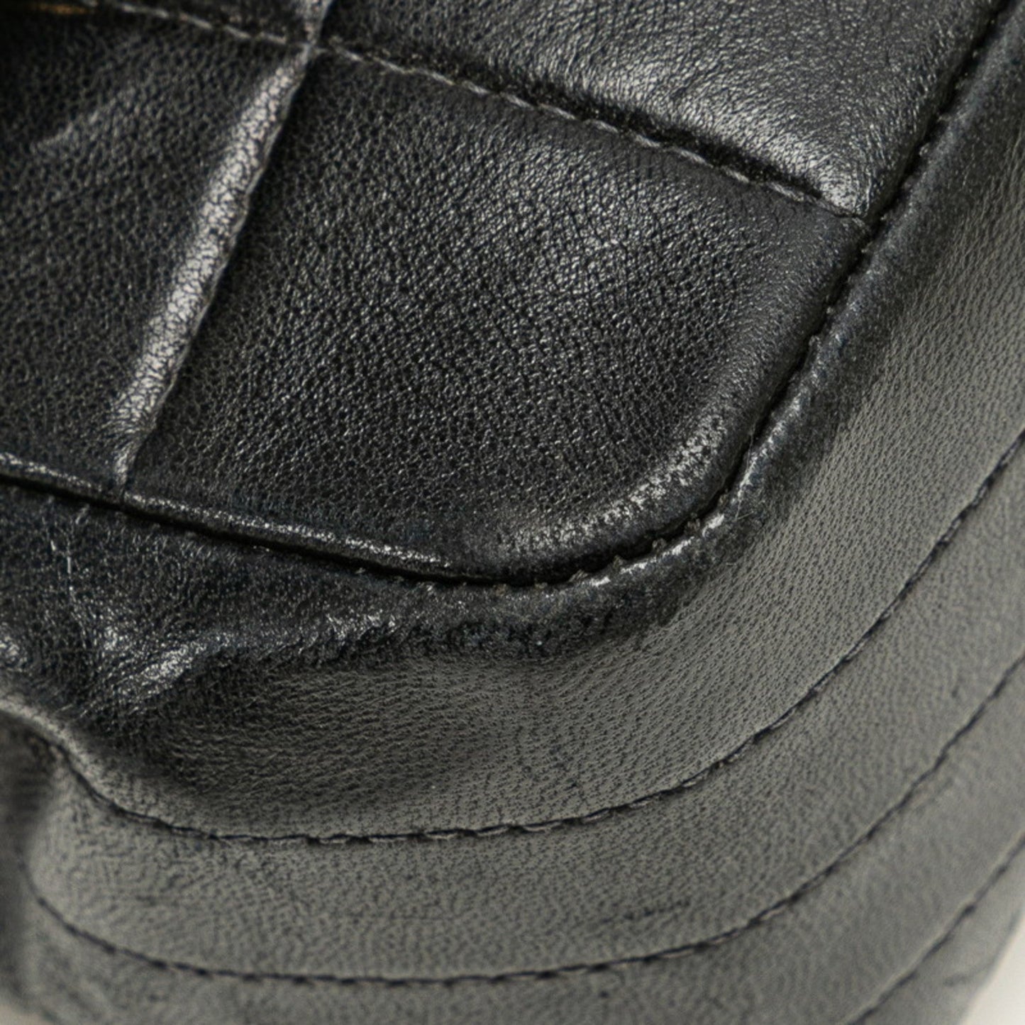 Chanel Chocobar Shoulder Bag In Black Lambskin