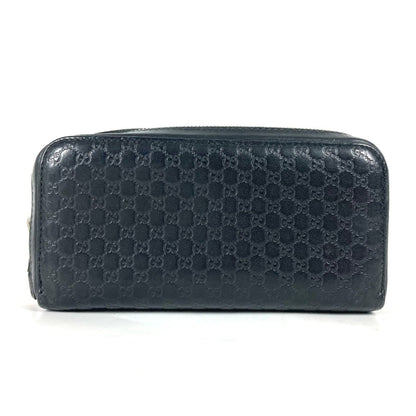 Gucci 278635 Gg Micro Guccissima Clutch Bag Travel Case Long Wallet Leather