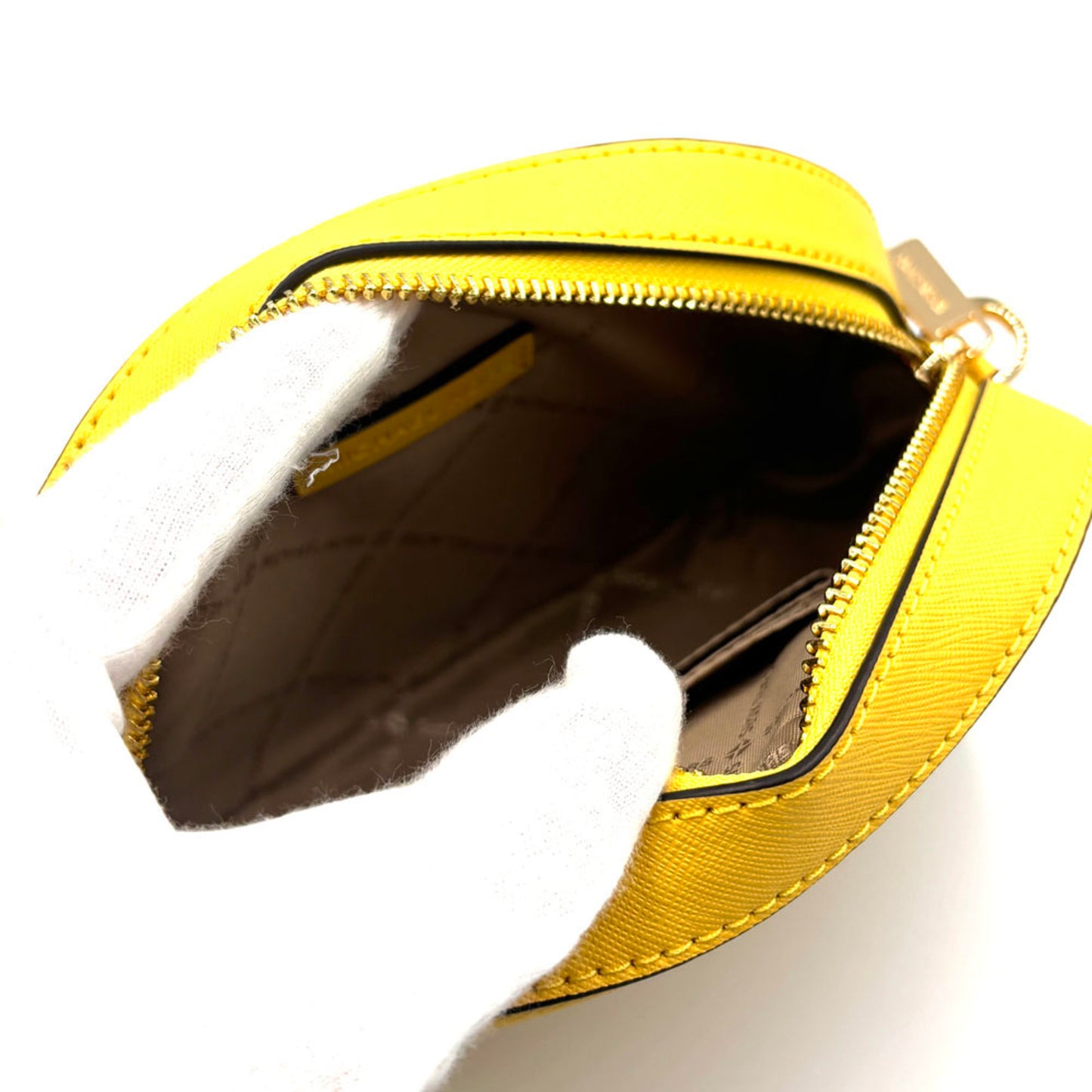 Michael Kors Jet Set Glam Shoulder Bag Daffodil 35S3G8Gc1L Yellow Leather