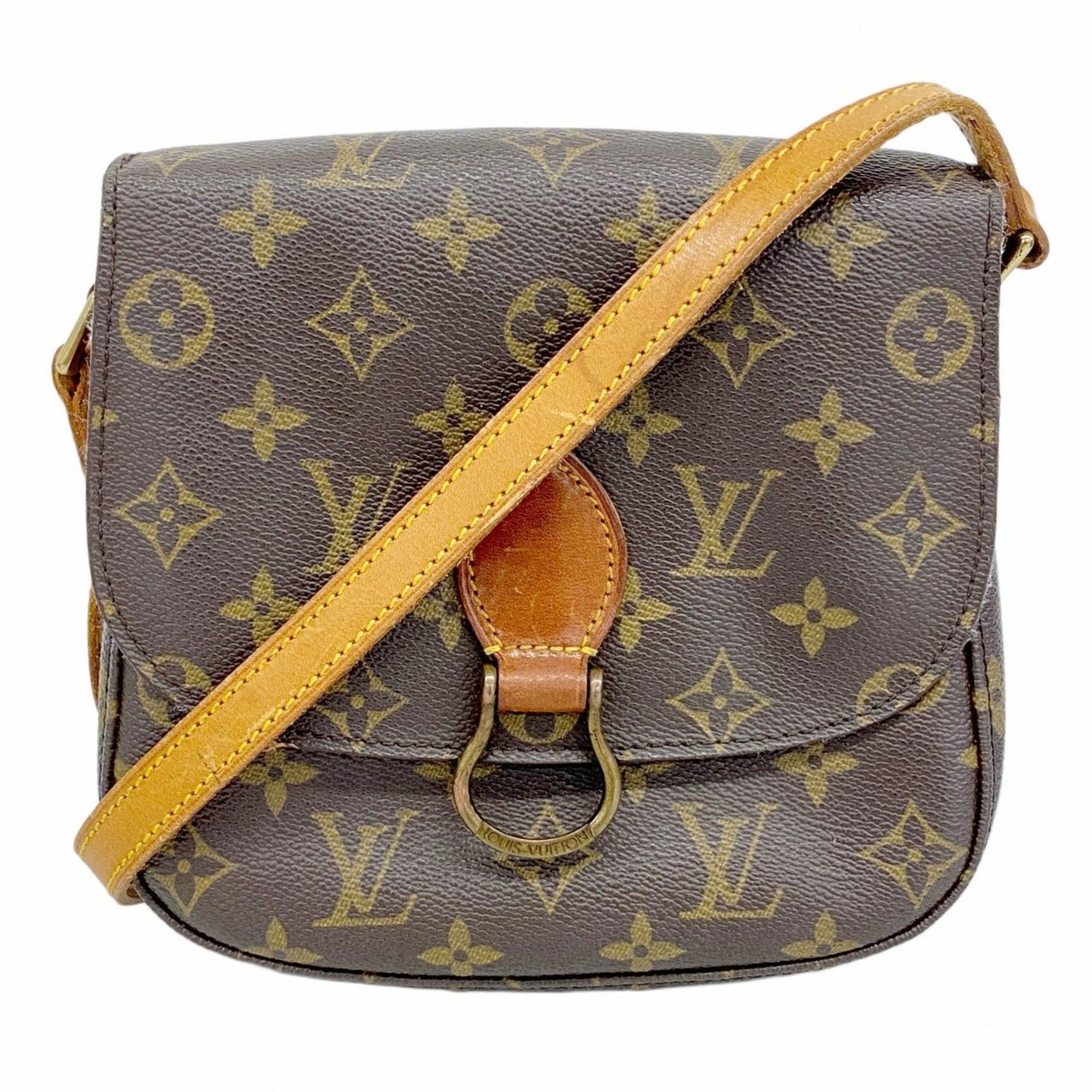 Louis Vuitton Monogram Saint-Cloud Mm Shoulder Bag M51243 Brown