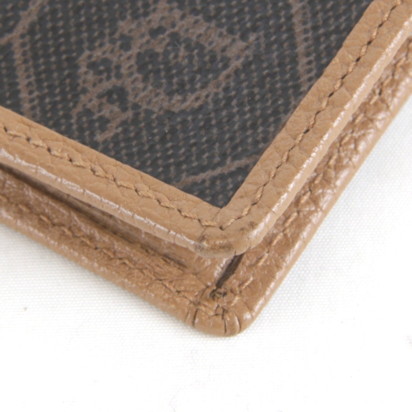 Christian Dior Honeycomb Wallet Brown