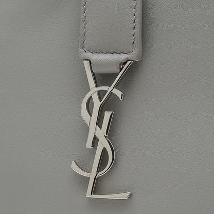Saint Laurent Toy Cabas Shoulder Bag Leather Grey 452322 Bj50N 2825