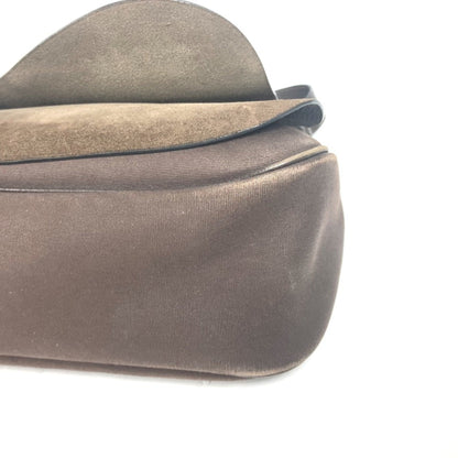 Hermes Sac Colorado Gm Flap Bag Shoulder Canvas Leather