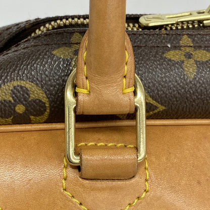 Louis Vuitton Monogram Deauville Handbag M47270 Brown