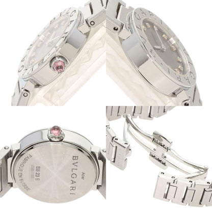 Bvlgari Bbl23C6Ss 12 12P Diamond Watch Stainless