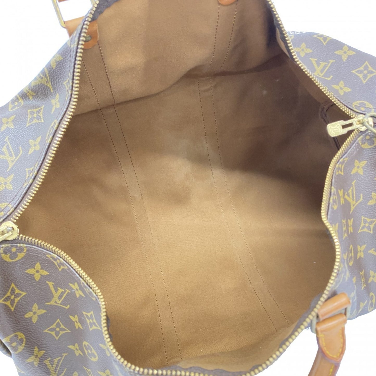 Louis Vuitton Monogram Keepall 50 Boston Bag M41426 Brown