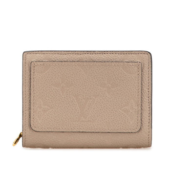 Louis Vuitton Monogram Empreinte Portefeuille Q Bi-Fold Wallet M80152 Tourterelle Beige Leather