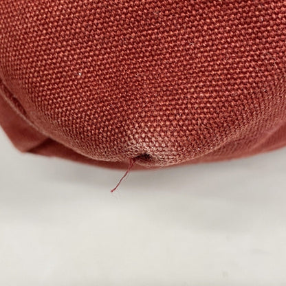 Hermes Herms Fouleaux Cabas Canvas Tote Bag In Red