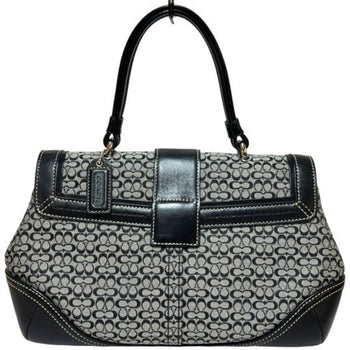 Coach Soho Mini Signature Handbag 7078 Black Leather Canvas Soho Mikunigaoka Store It9Dlg7Ozjg8