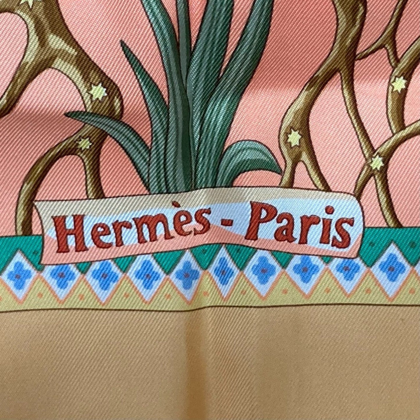 Hermes Carr 90 Axis Mundi Scarf