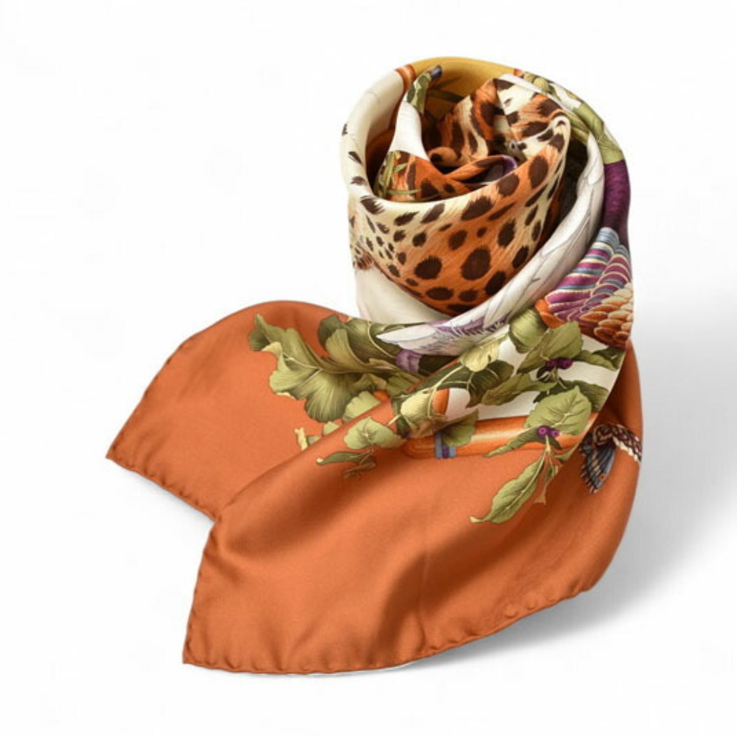 Salvatore Ferragamo Scarf/Muffler With Animal Motif