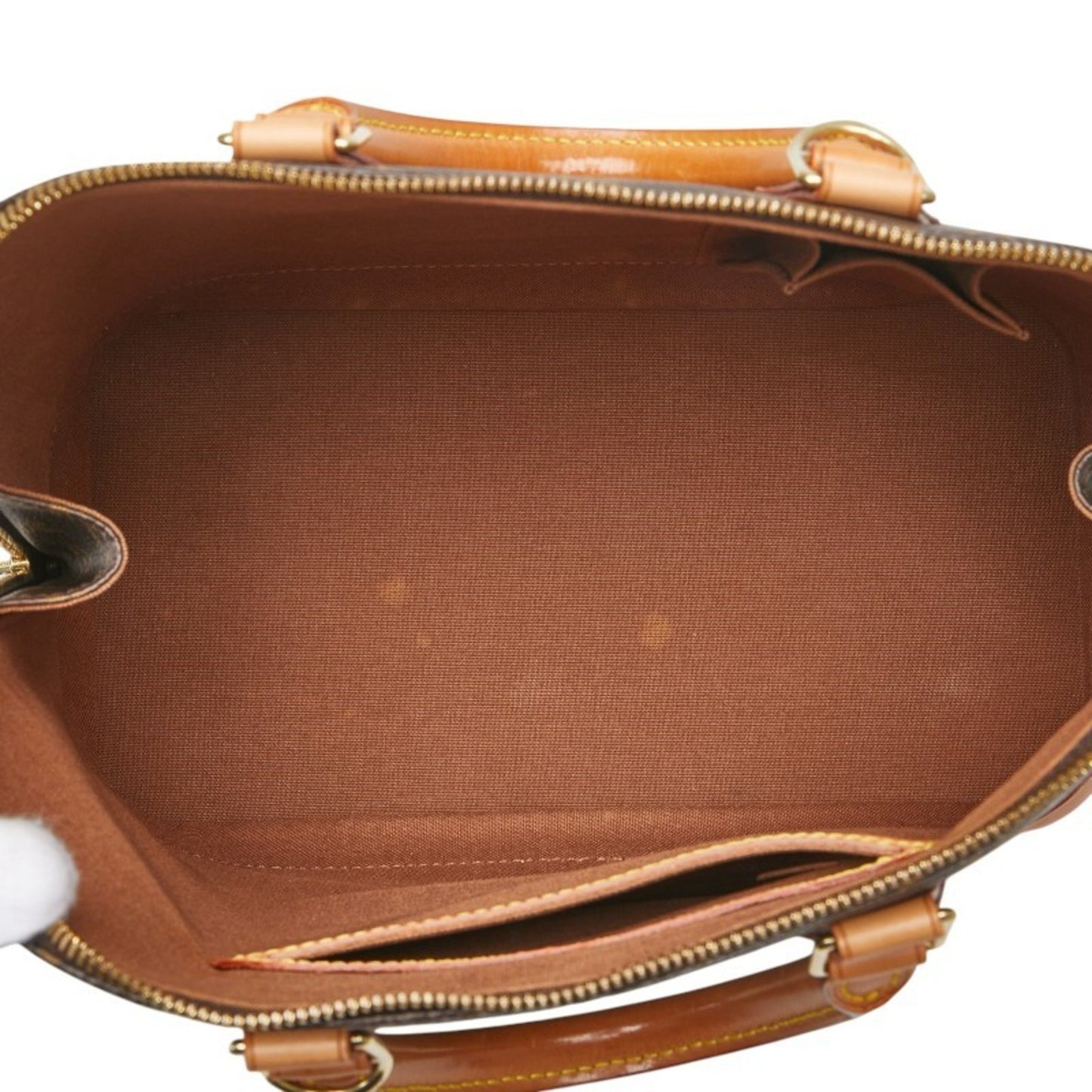 Louis Vuitton Monogram Alma Handbag M51130 Brown Leather