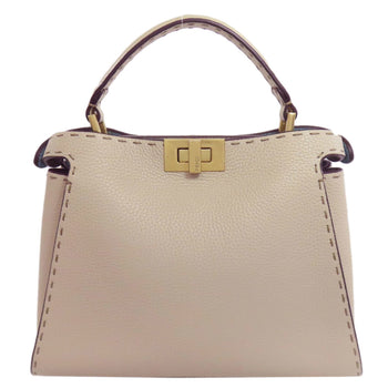 Fendi Peekaboo Mini Selleria 2-Way Handbag In Calfskin