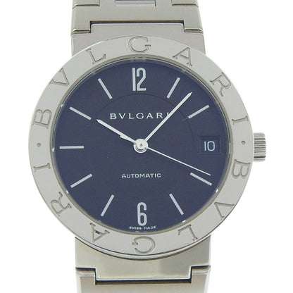 Bvlgari Watch Cal. 220 Bb33Ssauto Stainless Steel Automatic Analog Display Black Dial